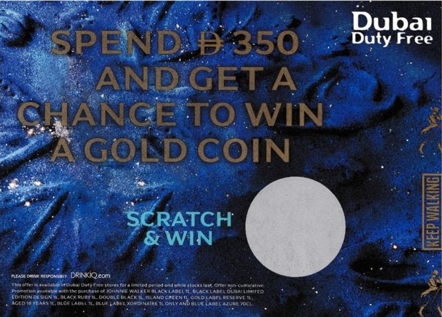 Johnnie Walker coupon card